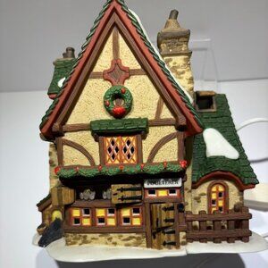 Department 56 Dickens Village Leacock Poulterer #58303 In Box w Cord 1997 READ